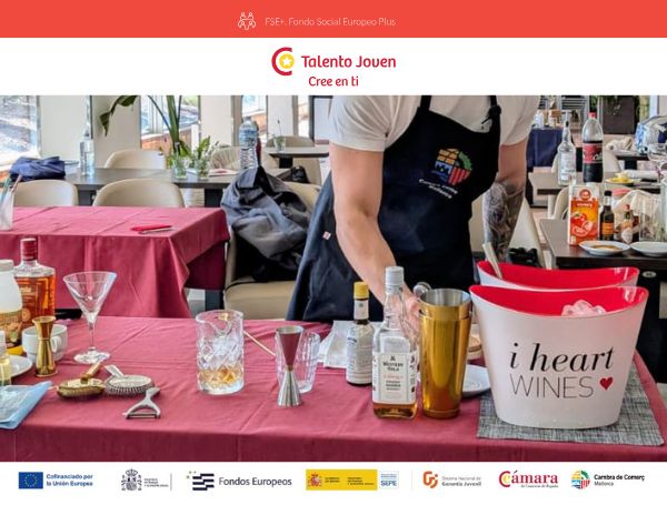 Garantía Juvenil: curso de coctelería y bartender